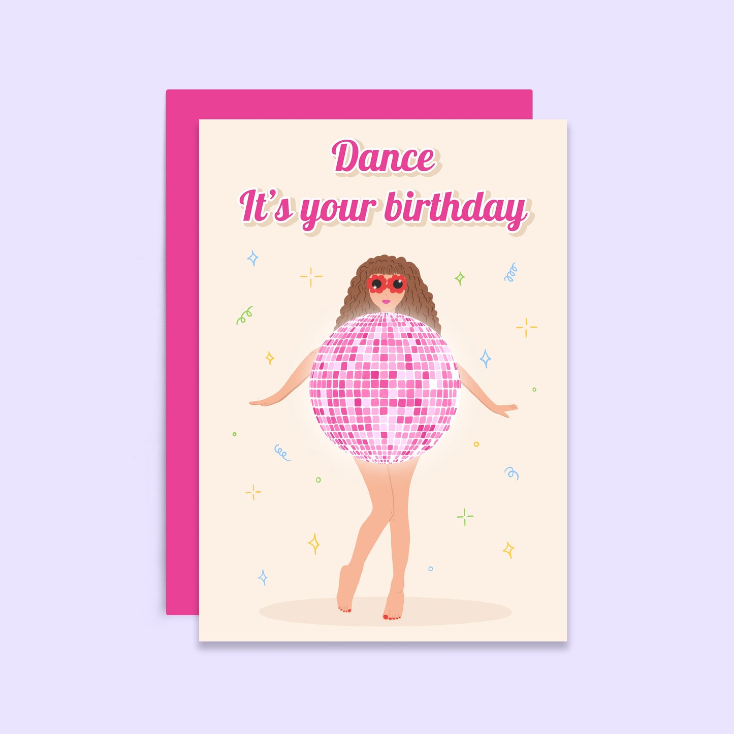 Dance It's Your Birthday | Birthday Card For Her | Disco Ball | Wholesale