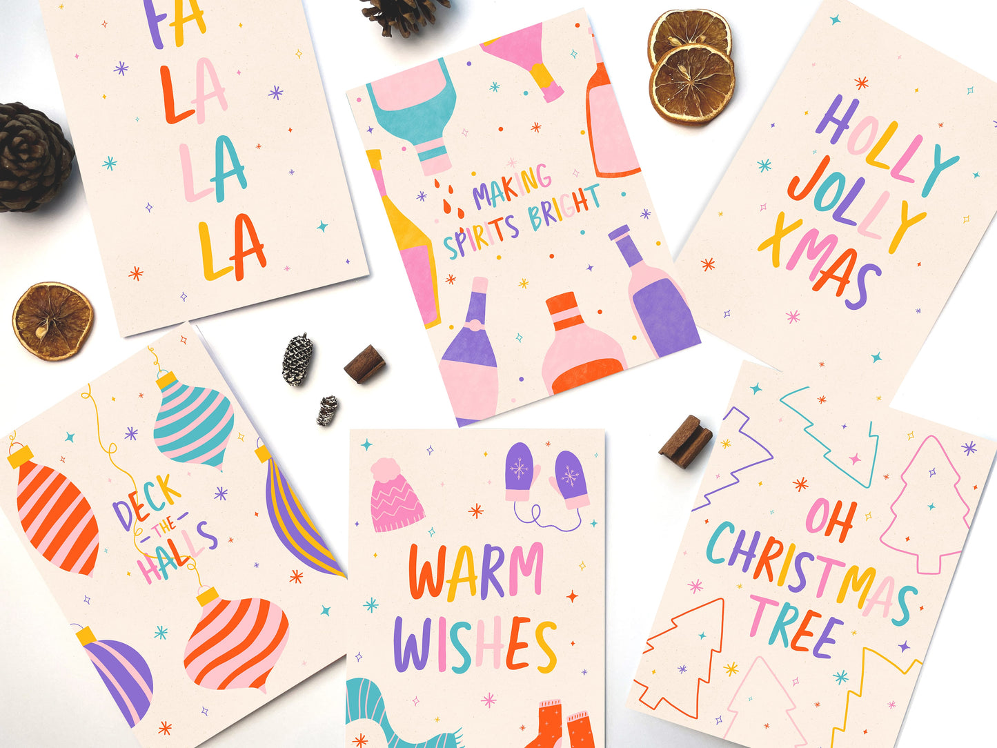 Deck The Halls Christmas Card | Seasonal Card | Holiday Card