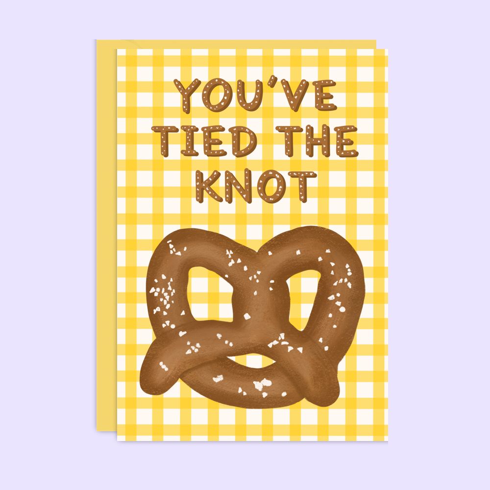 You’ve Tied The Knot | Funny Wedding Card | Pun Wedding Card