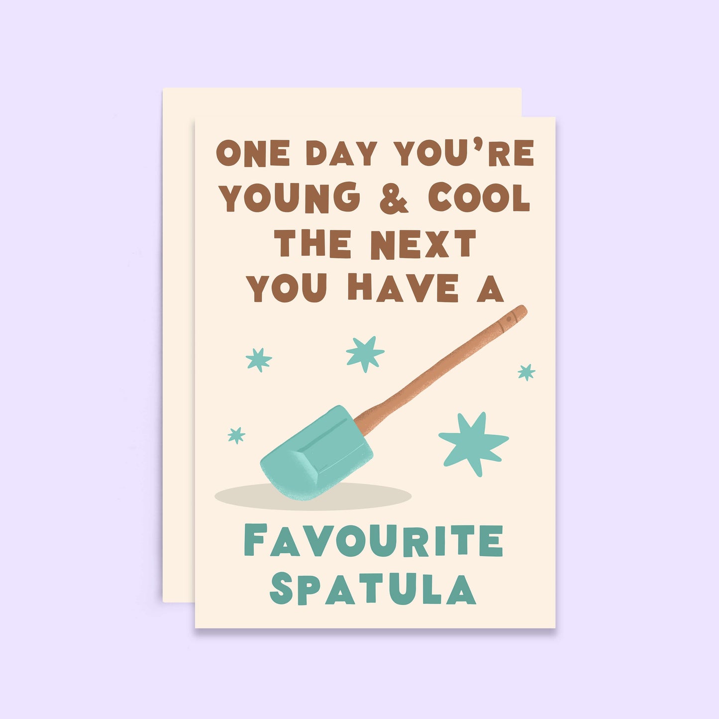 Favourite Spatula Funny Birthday Card | Young and Cool Card | Wholesale