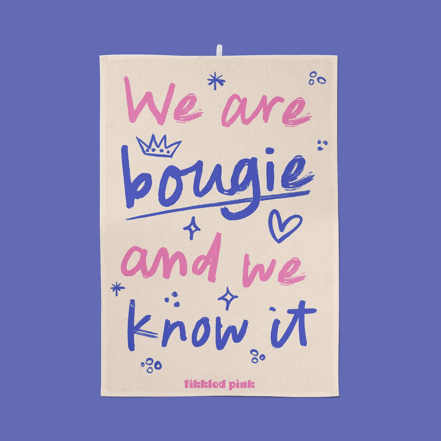 Bougie Tea Towel | Fancy and Cheeky Kitchen Towel