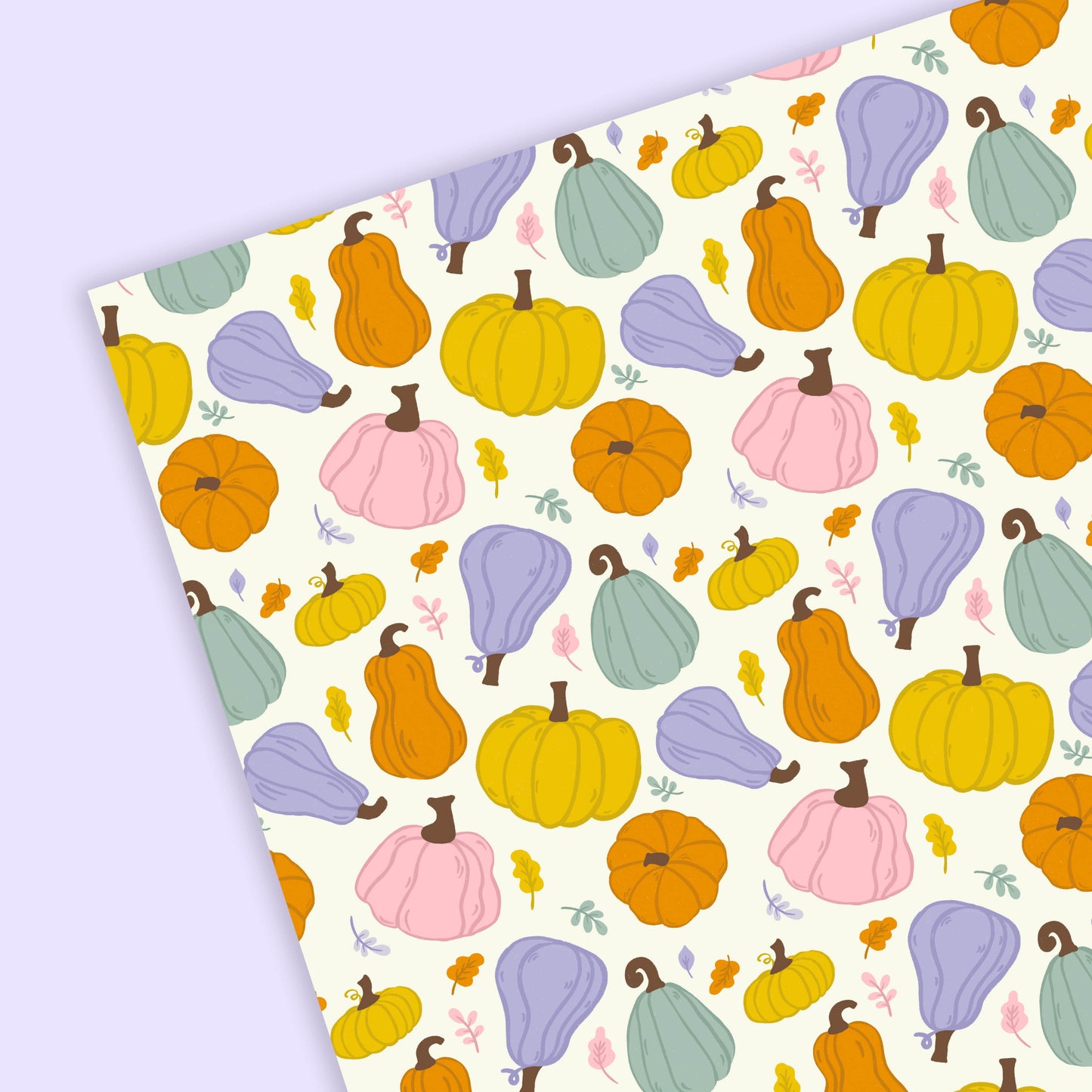 Pumpkins Autumn Wrapping Paper | Halloween | Flat Sheets