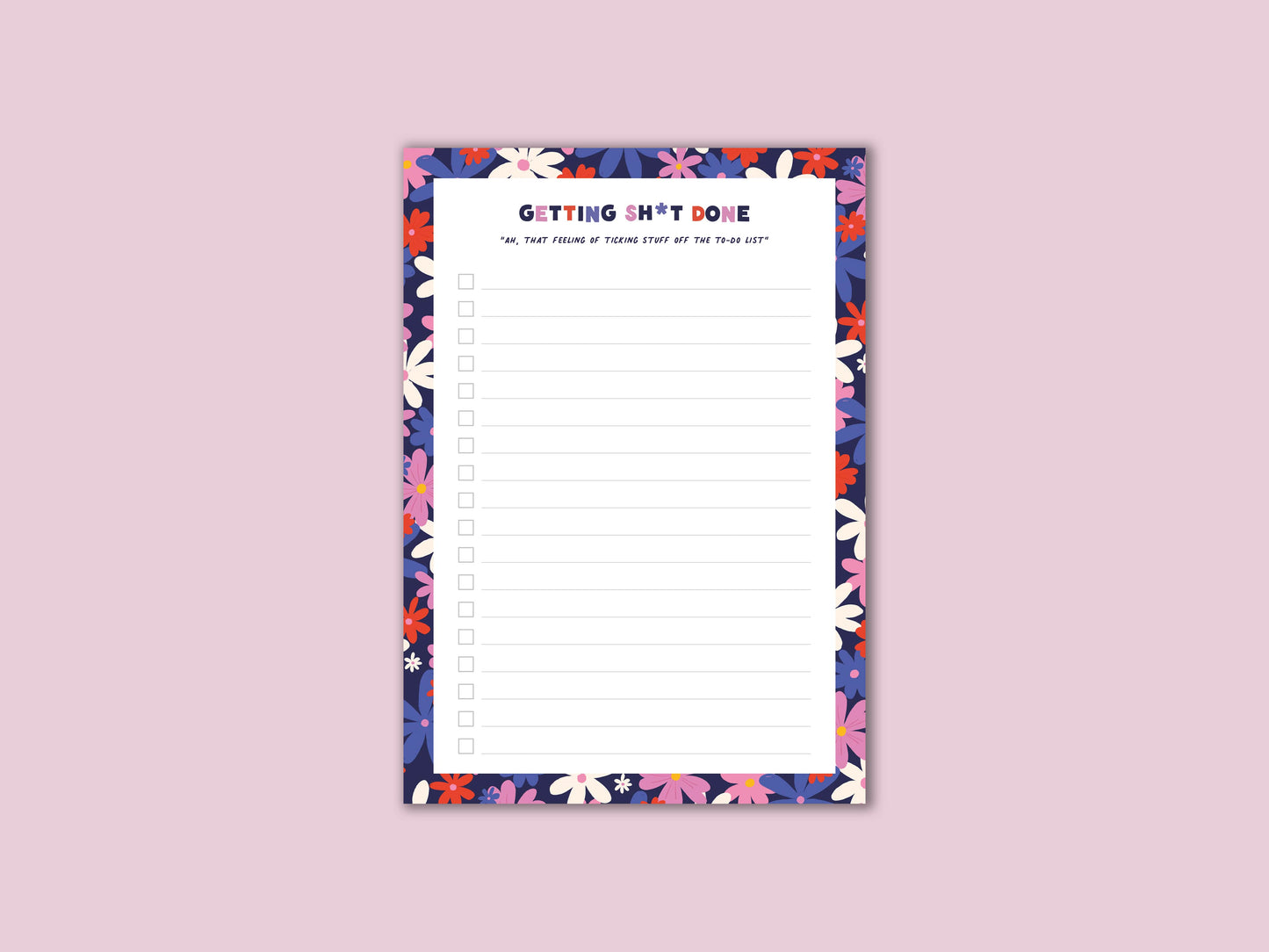 To Do List A5 Notepad