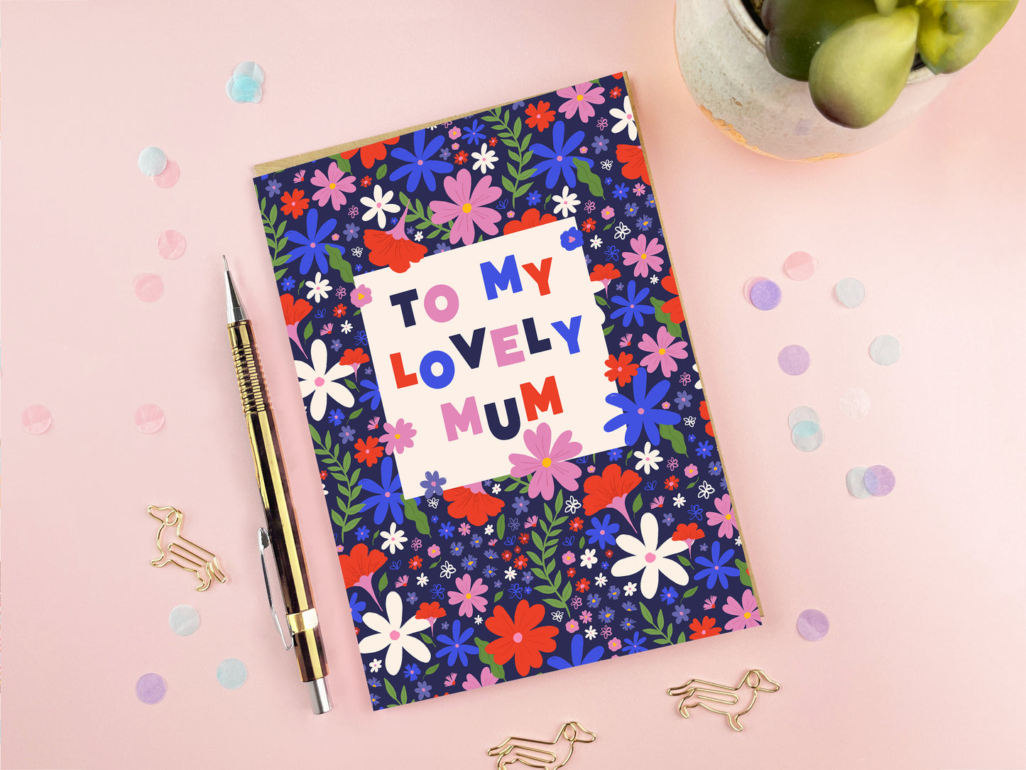 To My Lovely Mum Card | Mother’s Day Card | Birthday Card