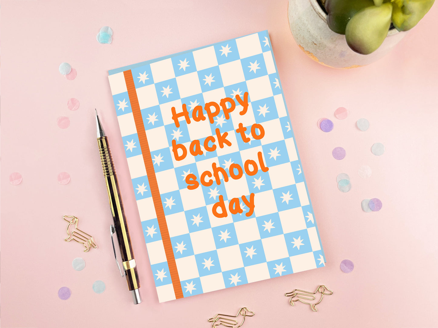 Happy Back To School Card | Good Luck Card | New School Card