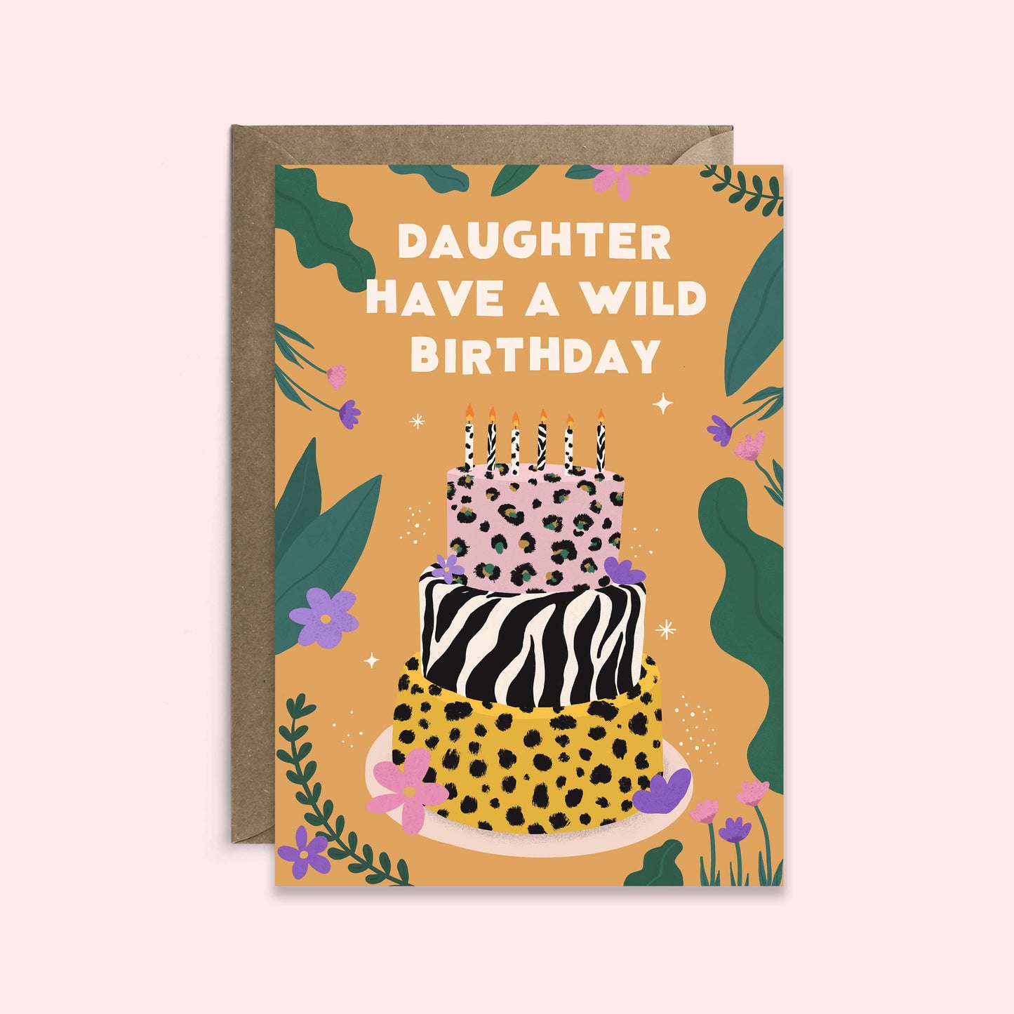 Daughter Wild Birthday Card | Daughter Birthday Card