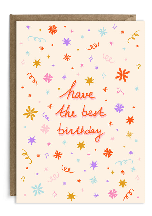 Have The Best Birthday Card | Female Birthday Card | For Her