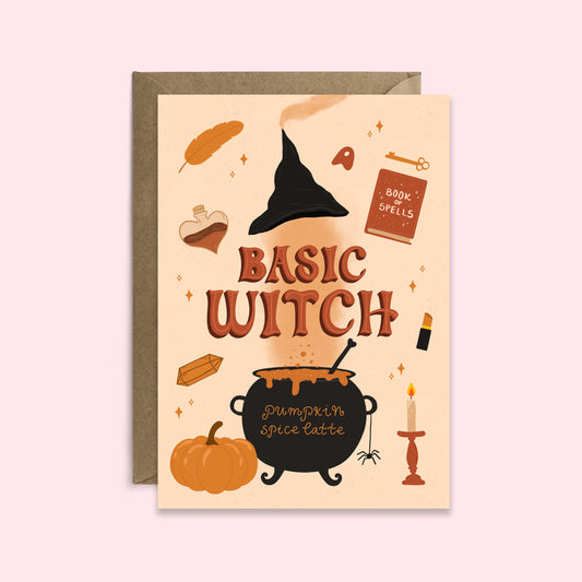 Basic Witch - Halloween Card