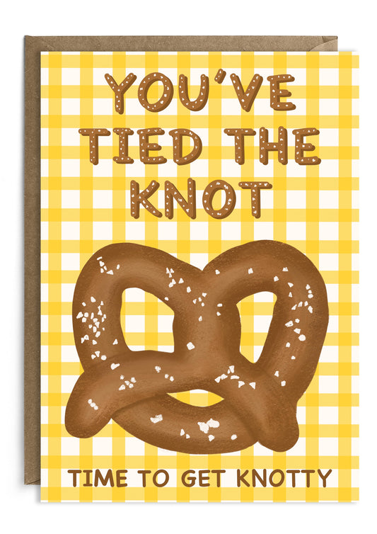 You’ve Tied The Knot | Funny Wedding Card | Pun Wedding Card