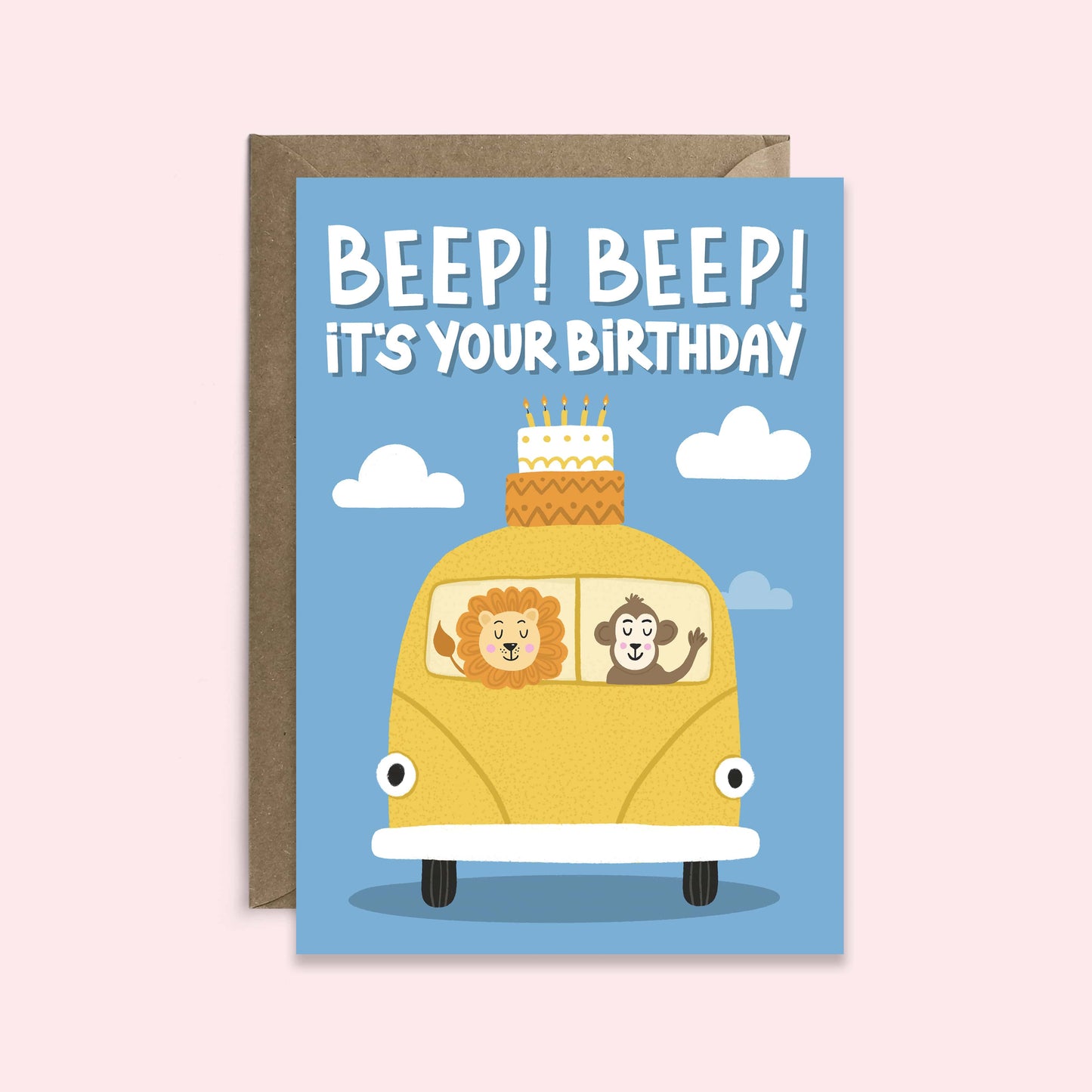 Beep Beep It’s Your Birthday Card | Children’s Birthday Card