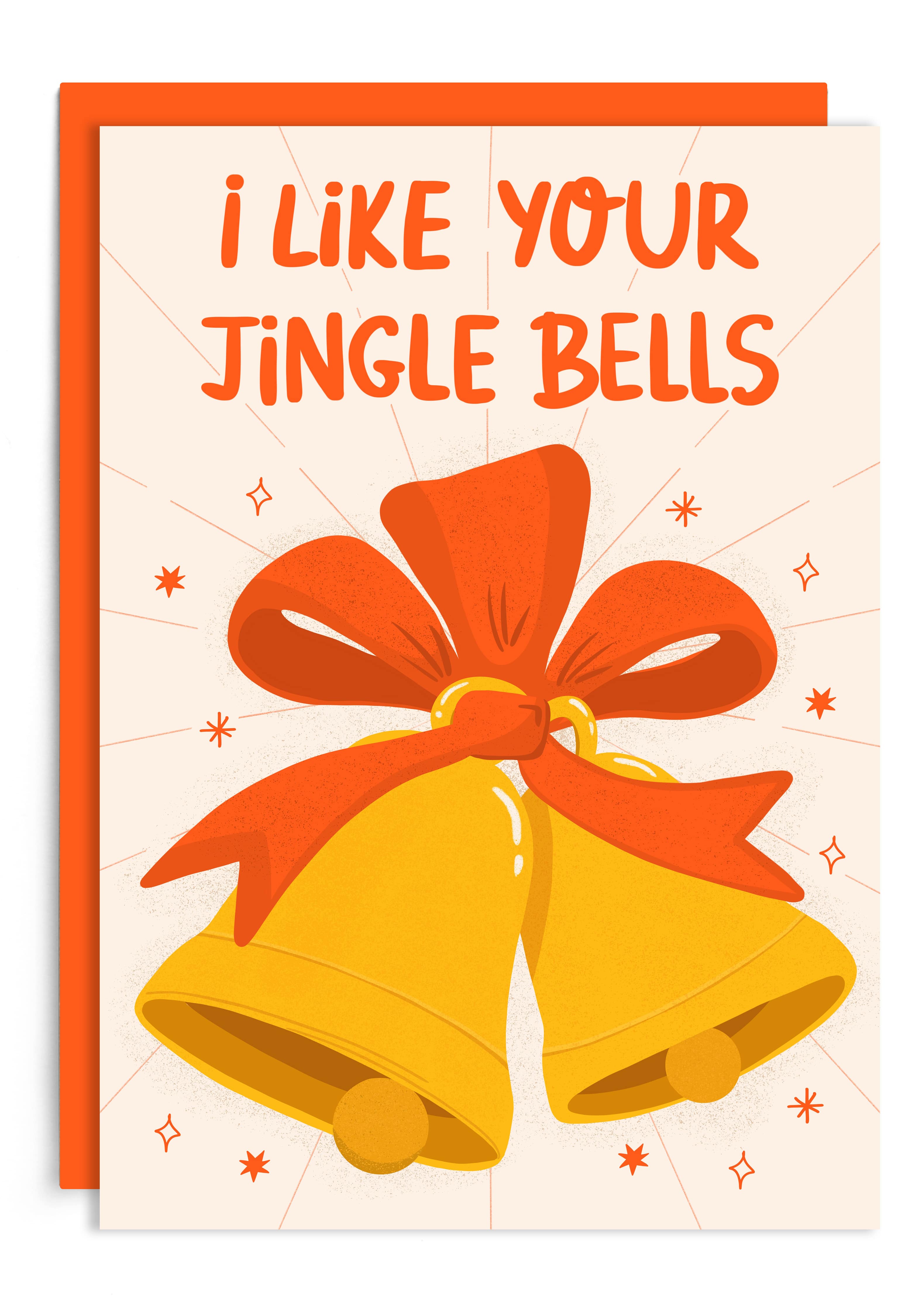 I Like Your Jingle Bells Funny Christmas Card Holiday