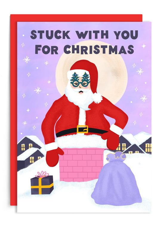 Stuck With You This Christmas Card | Holiday Card | Seasonal