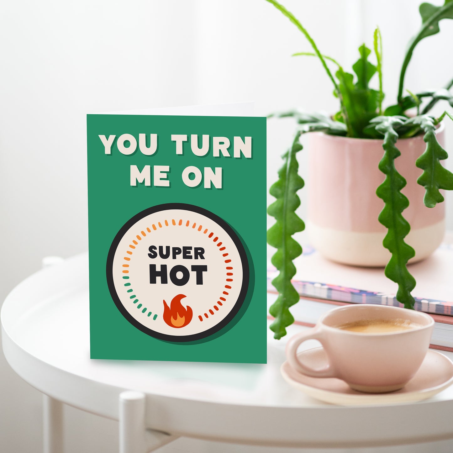 You Turn Me On Love Card | Anniversary Card | Valentine Card