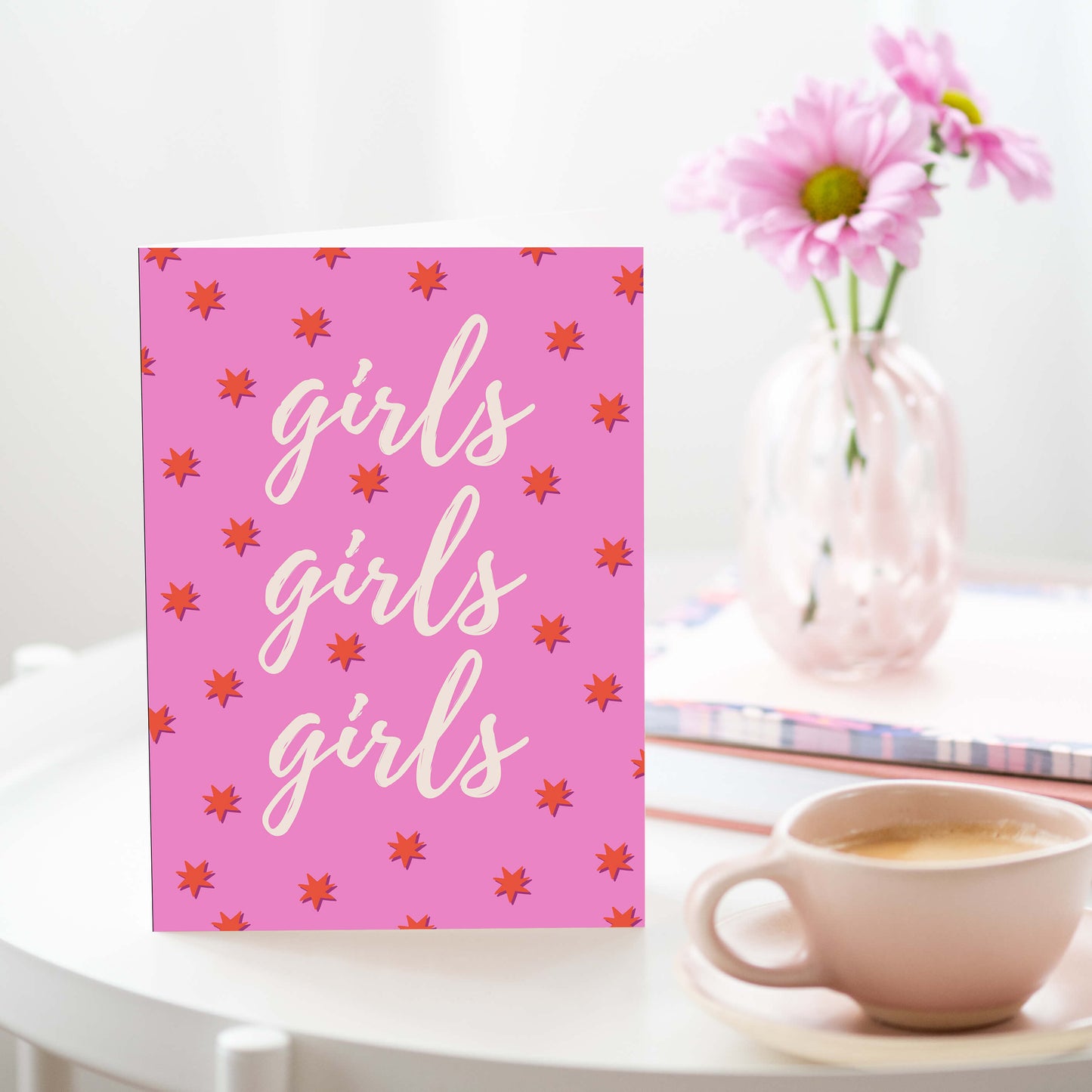 Girls Girls Girls | Galentine's Day Card | Palentine's Day Card