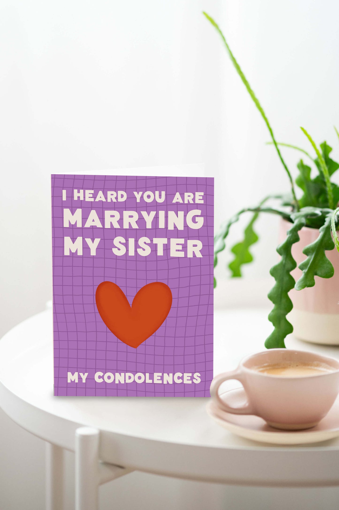 Marrying My Sister Wedding Card | Funny Engagement Cards