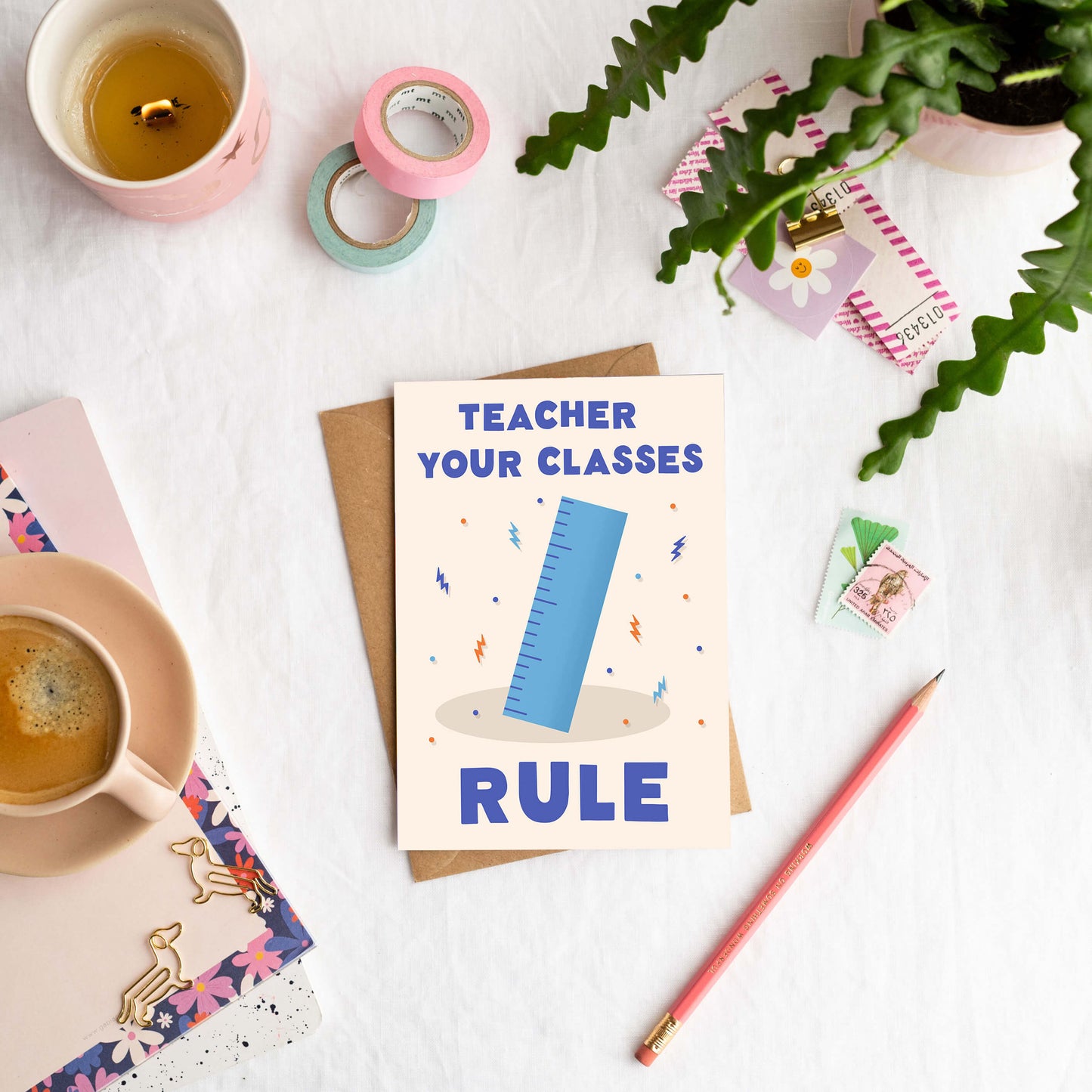 Your Classes Rule Teacher Card | Thank You Teacher Cards