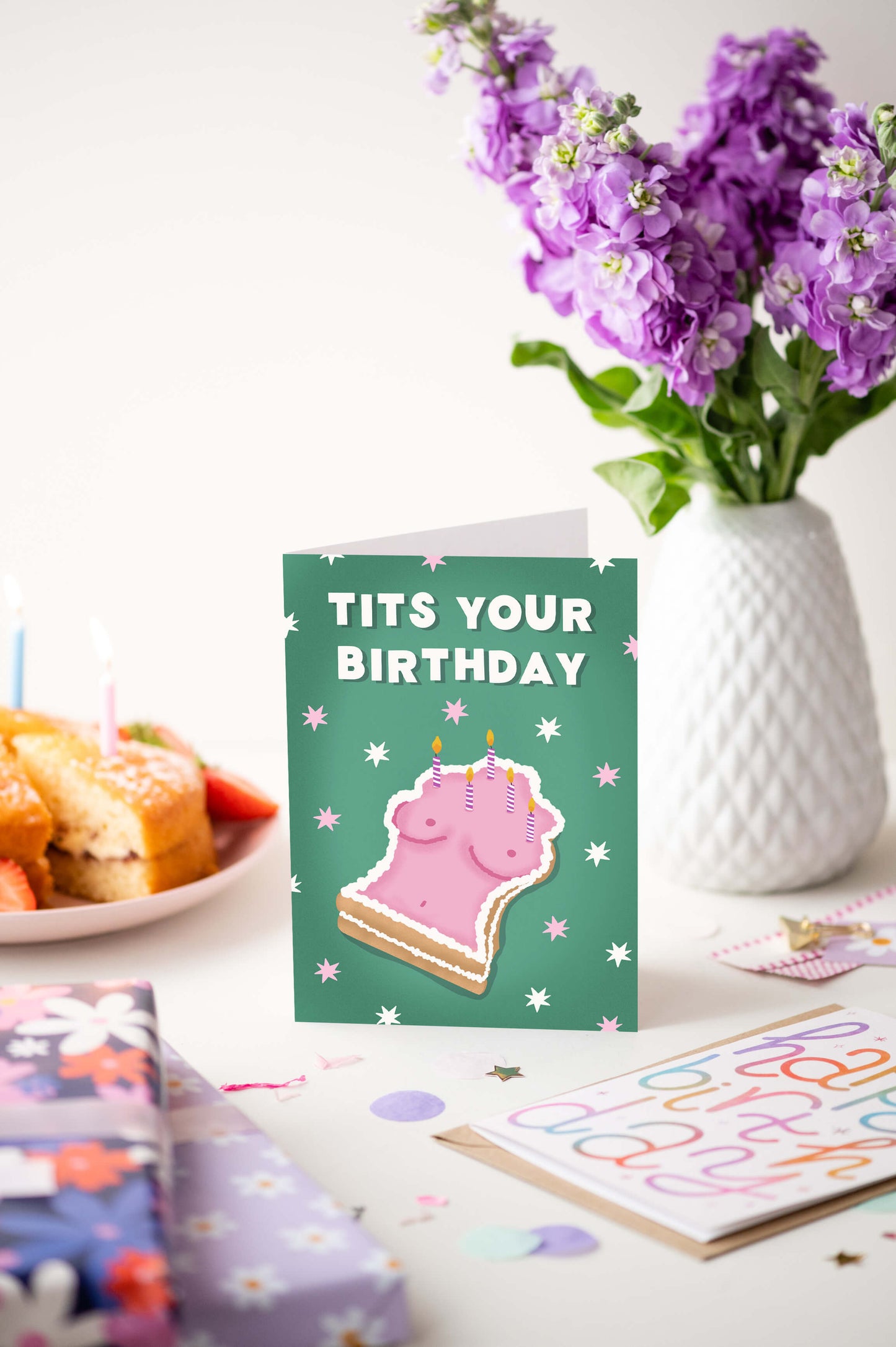 Tits Your Birthday Card | Funny Birthday Cards | Boob Cards