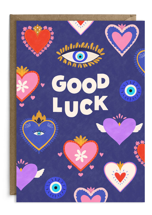 Milagros Charms Good Luck Card | Good Luck Charm Card