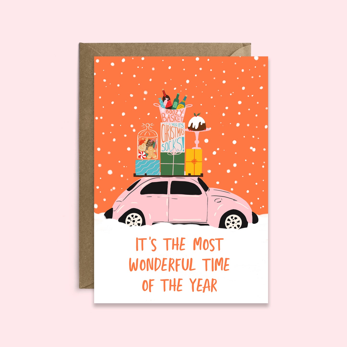 Most Wonderful Time Christmas Card | Holiday Card | Seasonal