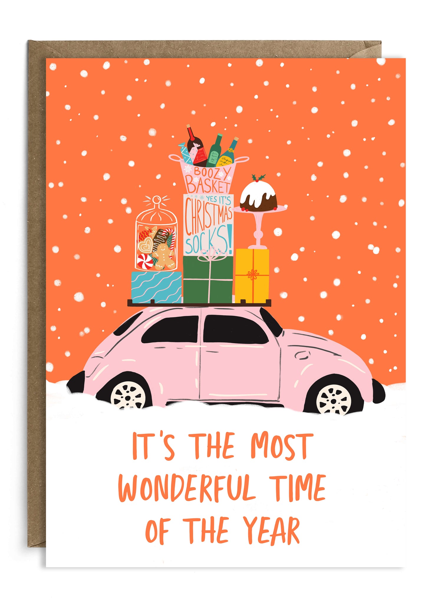 Most Wonderful Time Christmas Card | Holiday Card | Seasonal