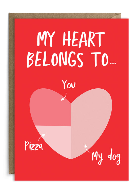 My heart belongs to... - Love Card