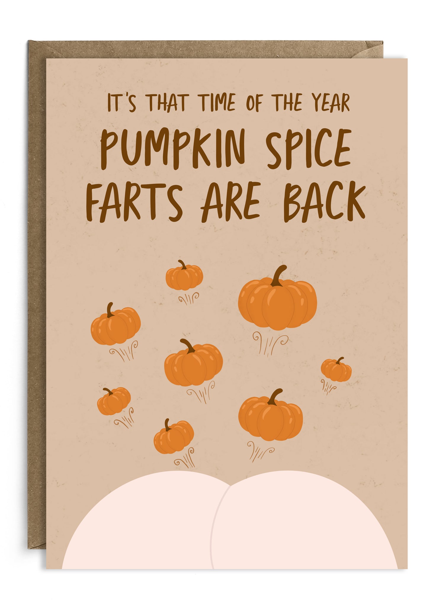 Pumpkin Spice Farts | Funny Halloween Card | Fall | Autumn