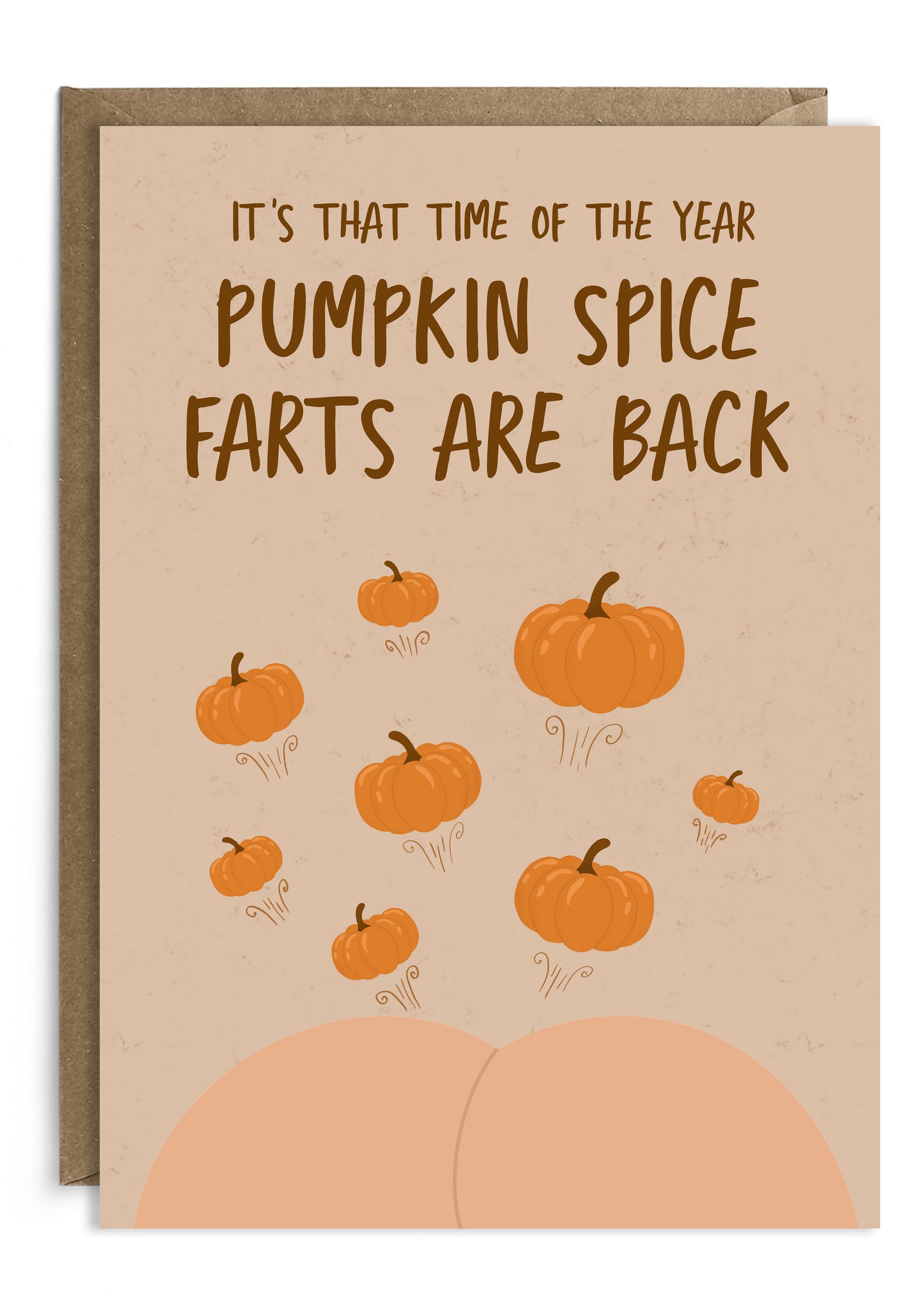 Pumpkin Spice Farts | Funny Halloween Card | Fall | Autumn