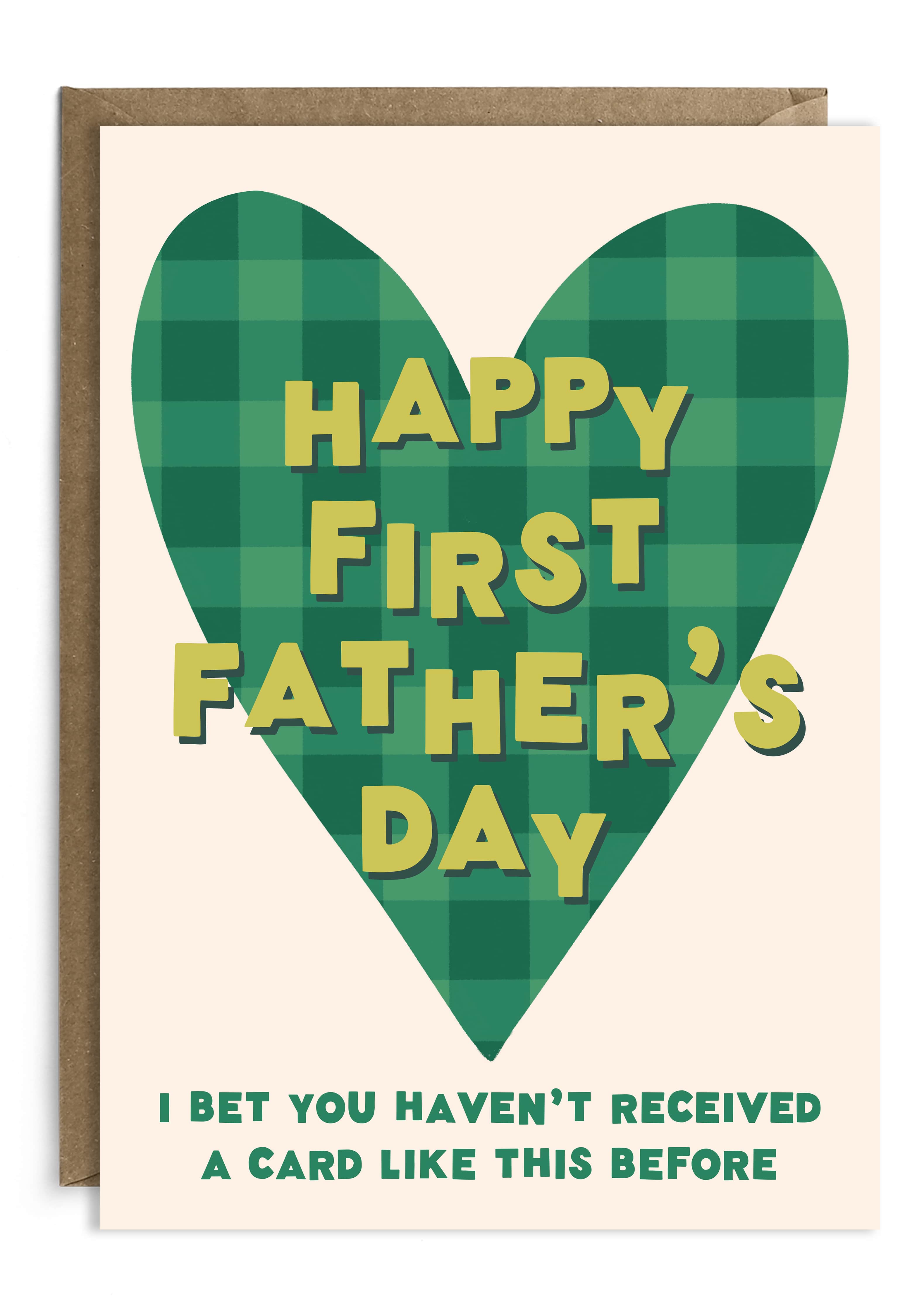 Happy 1st best sale fathers day card