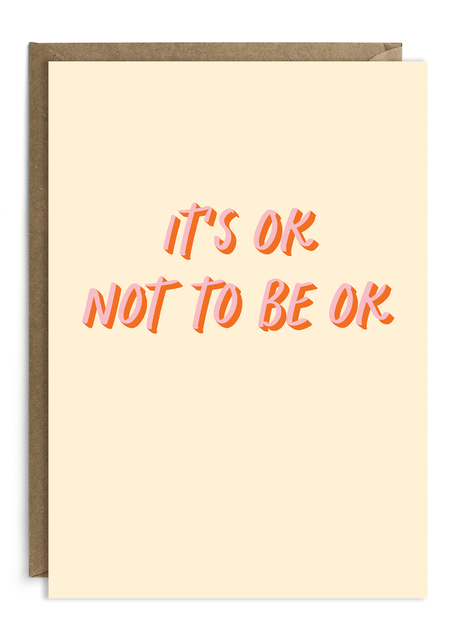 It's OK not to be OK - Mental Health Card